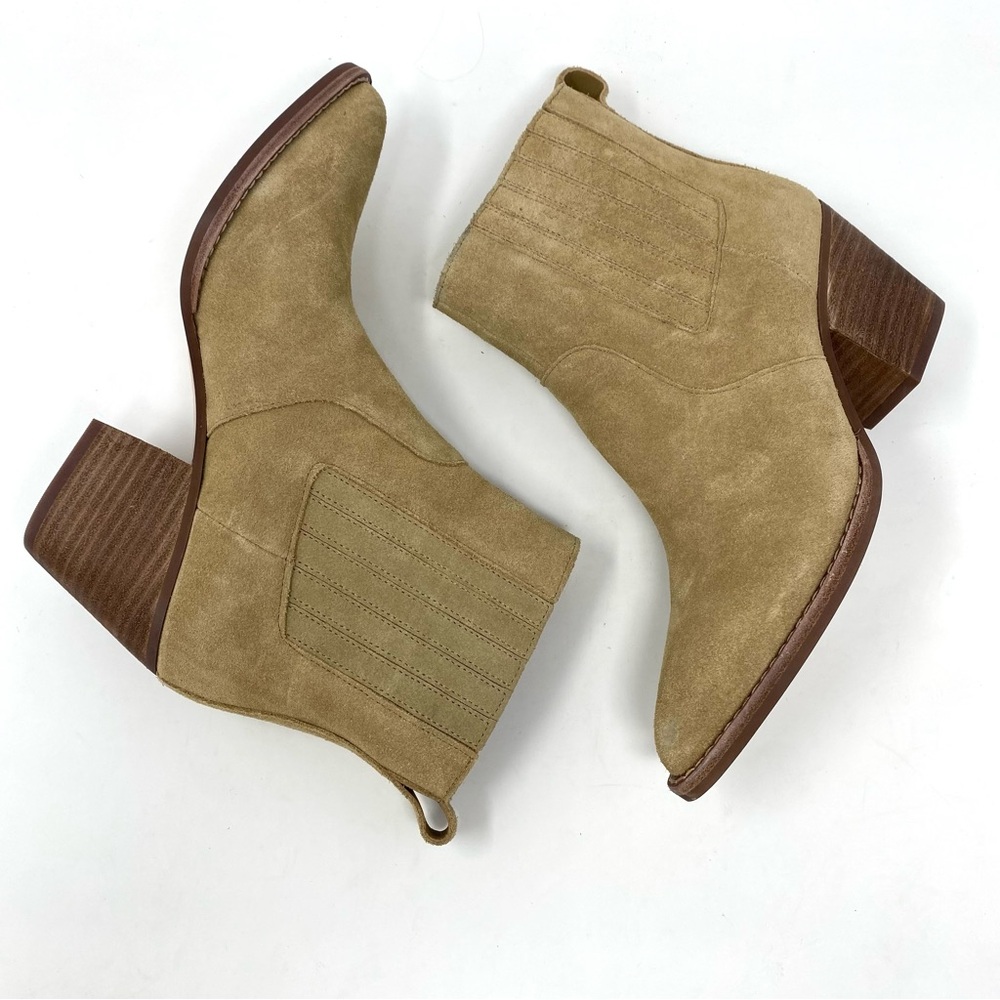 J. Crew Western Boots in Tan Suede - Picture 3 of 10